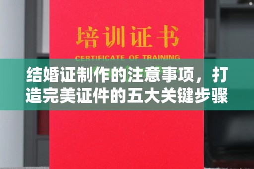 宽甸结婚证制作的注意事项，打造完美证件的五大关键步骤